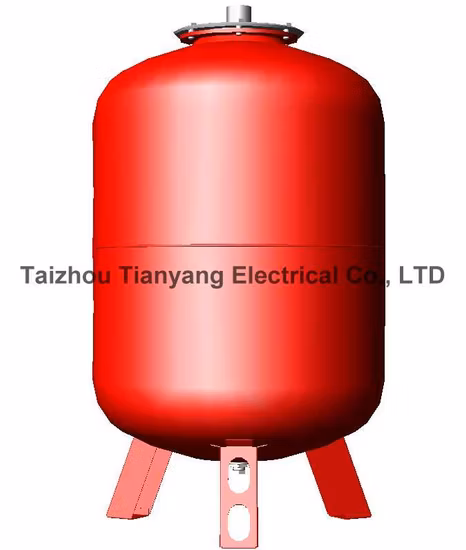 200 Litres Red Replaceable Membrane Heating Expansion Vessel with 1" Connection