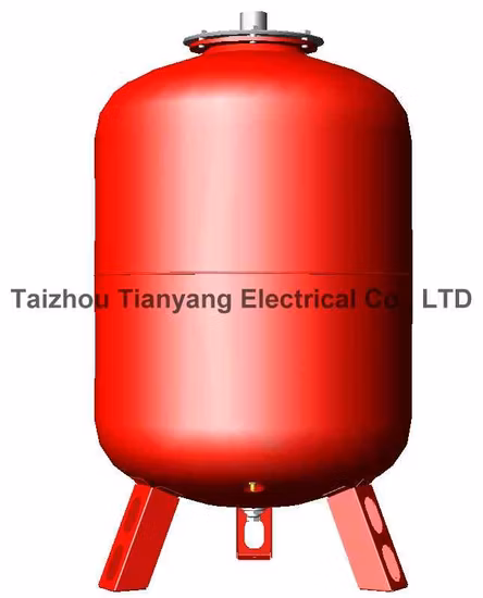 200 Litres Red Replaceable Membrane Heating Expansion Vessel with 1" Connection