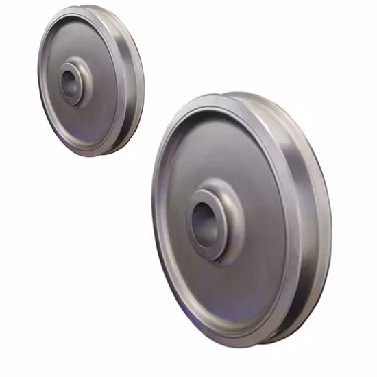 Heavy Duty Forged Casting Crane Railway Wheel Steel Wheel for Rail Road Trains
